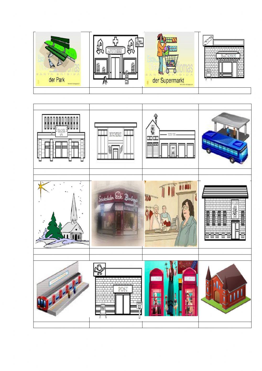 Gebäude in der Stadt