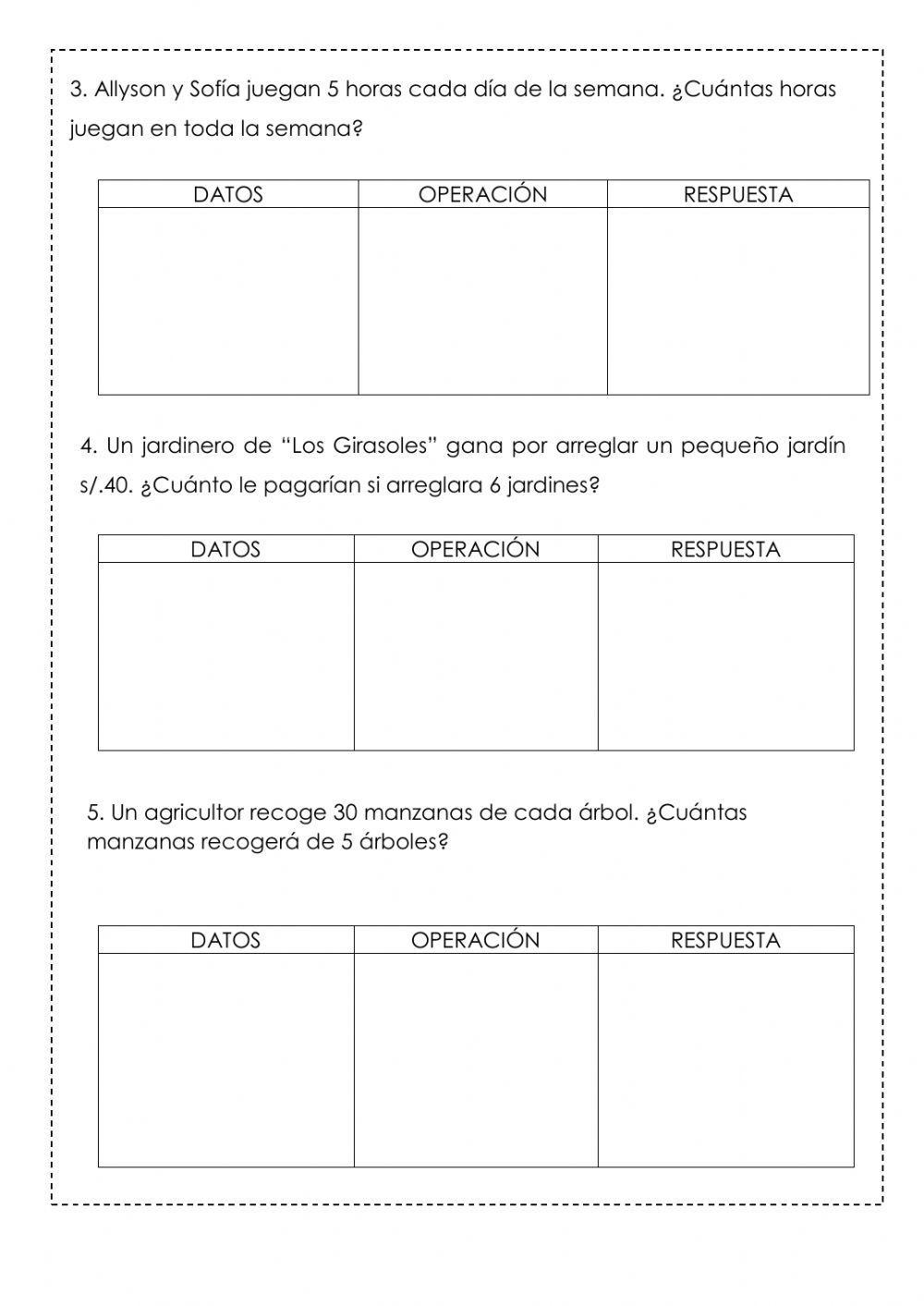 Problema con multiplicación