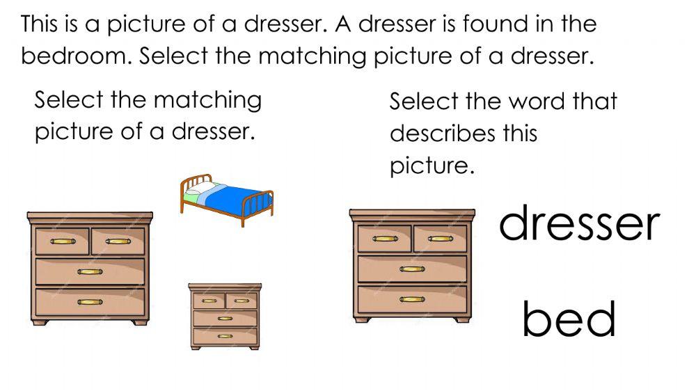 Bed room chore Putting Clothes Away