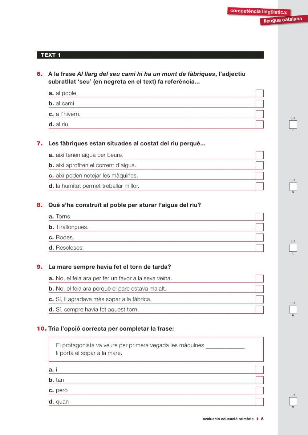 COMPETÈNCIES 6è 2012-13