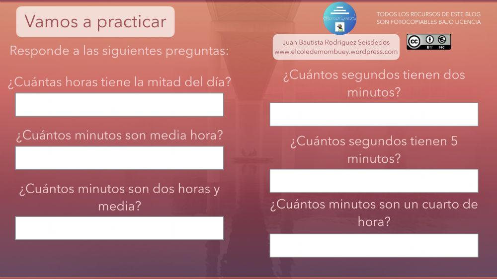 Plan de trabajo matemáticas de 3º Unidad 8