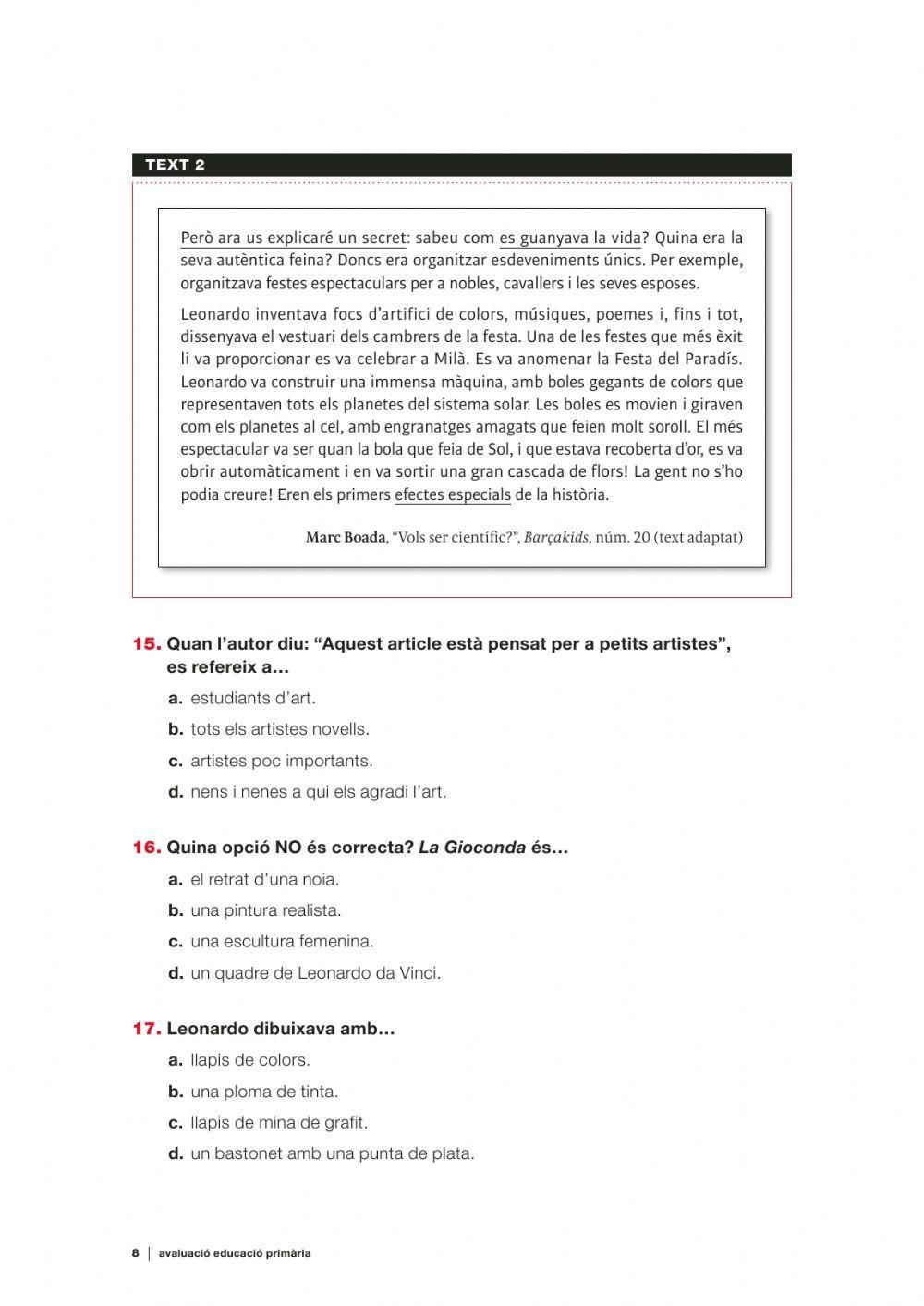 COMPETÈNCIES 6è 2017-18