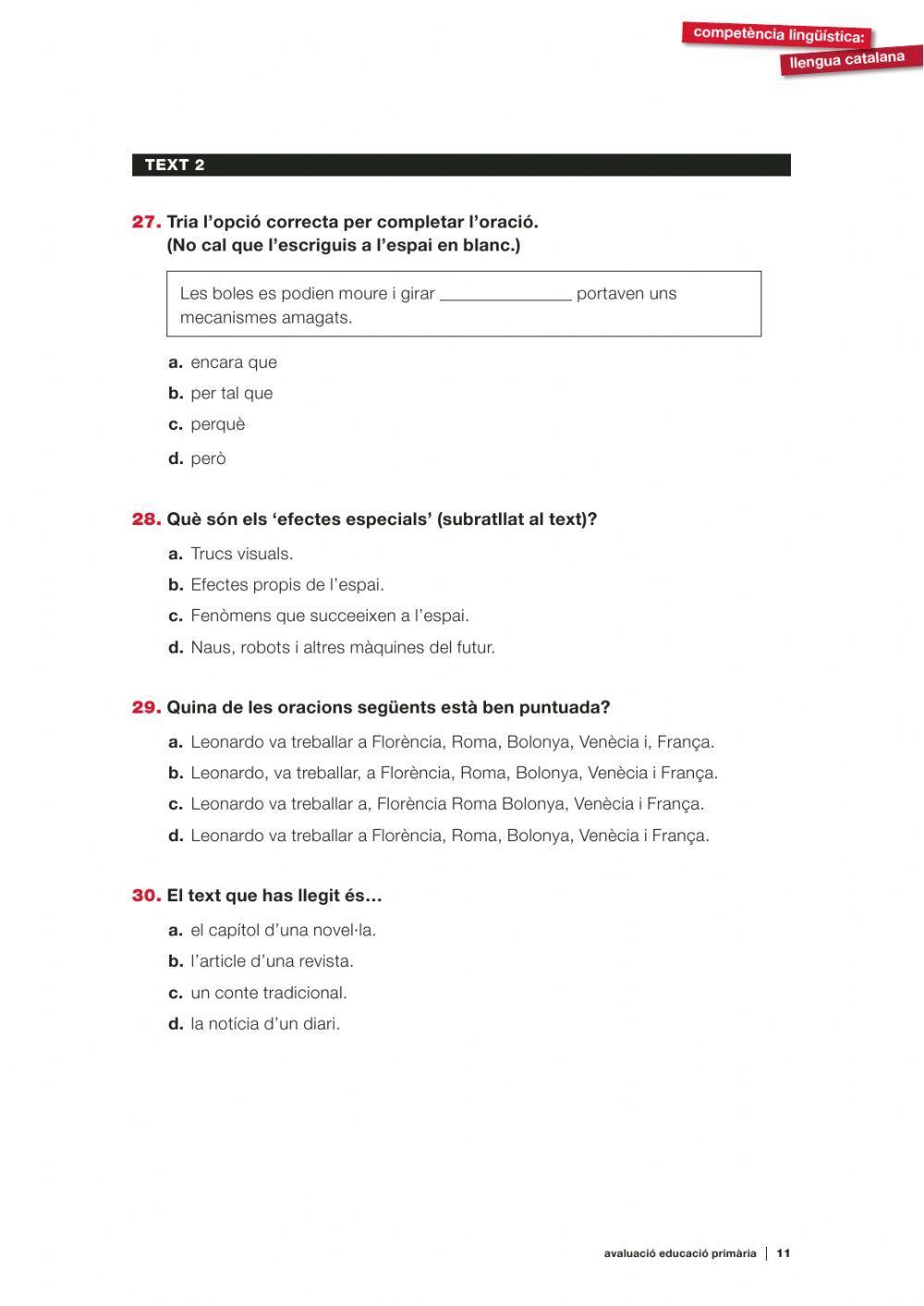 COMPETÈNCIES 6è 2017-18