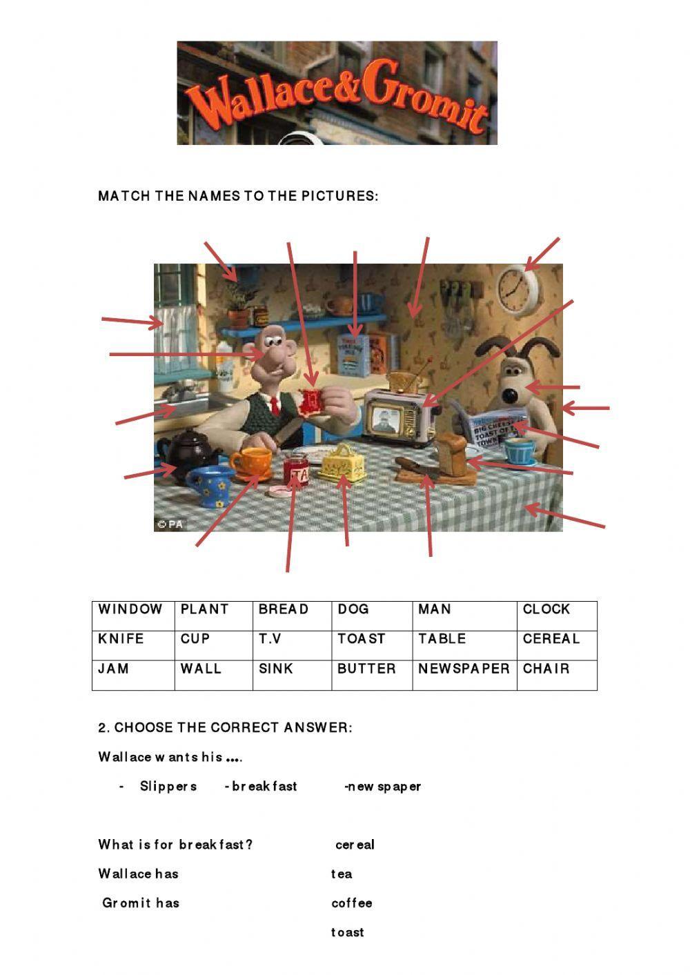 Wallace and gromit a close shave