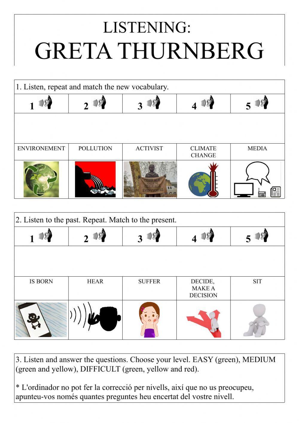 Listening: Greta Thurnberg