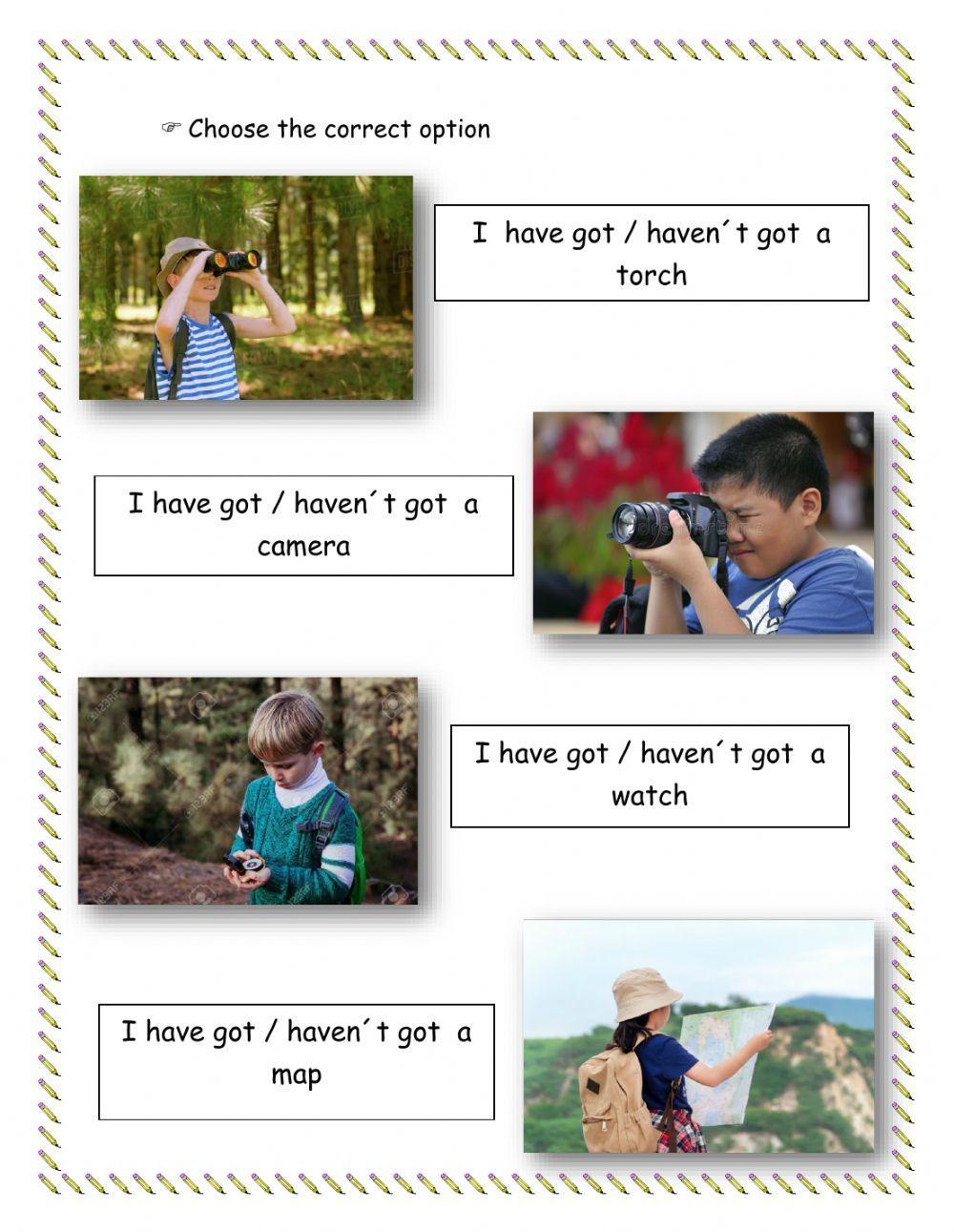 Have got-havent… | Free Interactive Worksheets | 277594