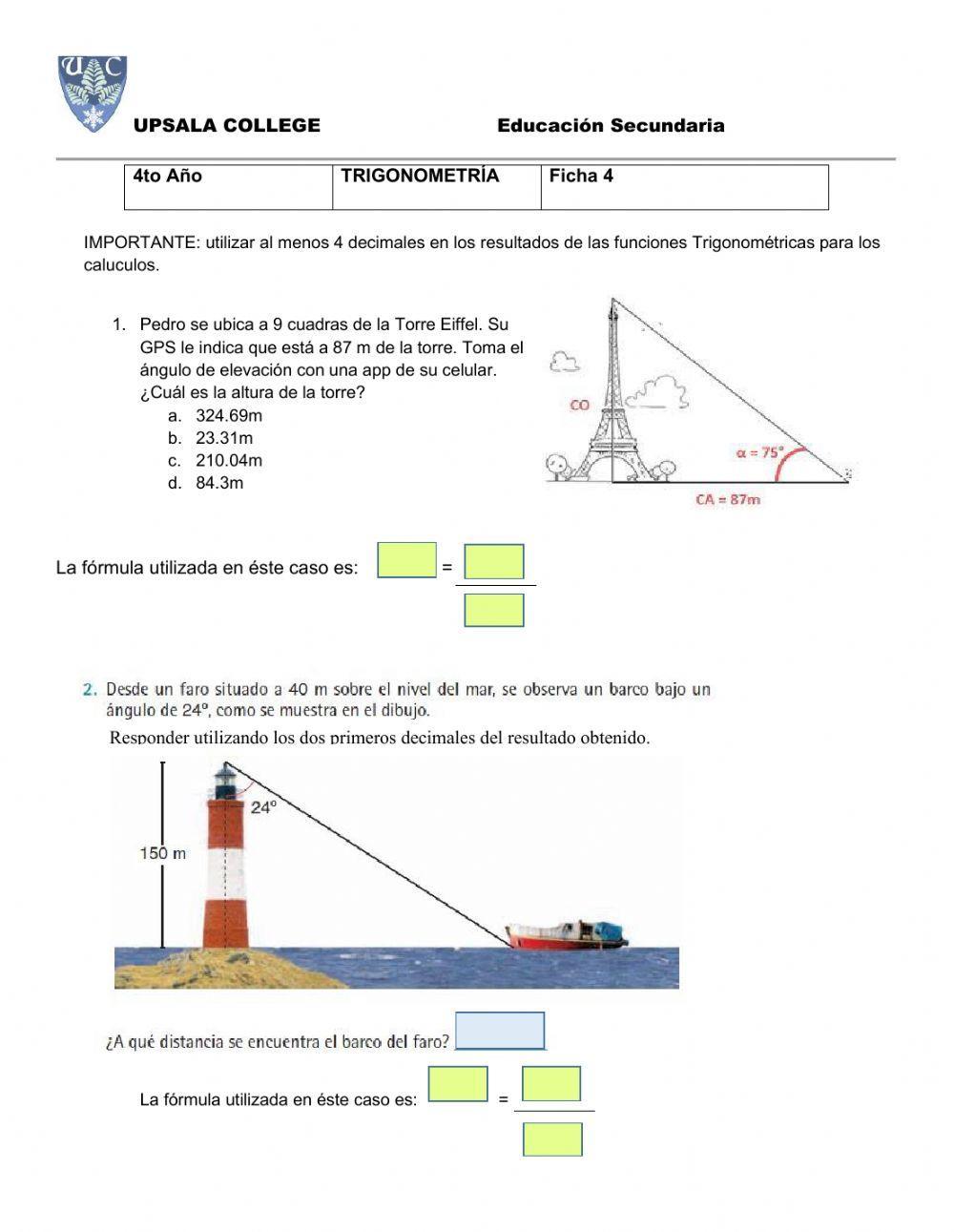 Funciones trigonometricas