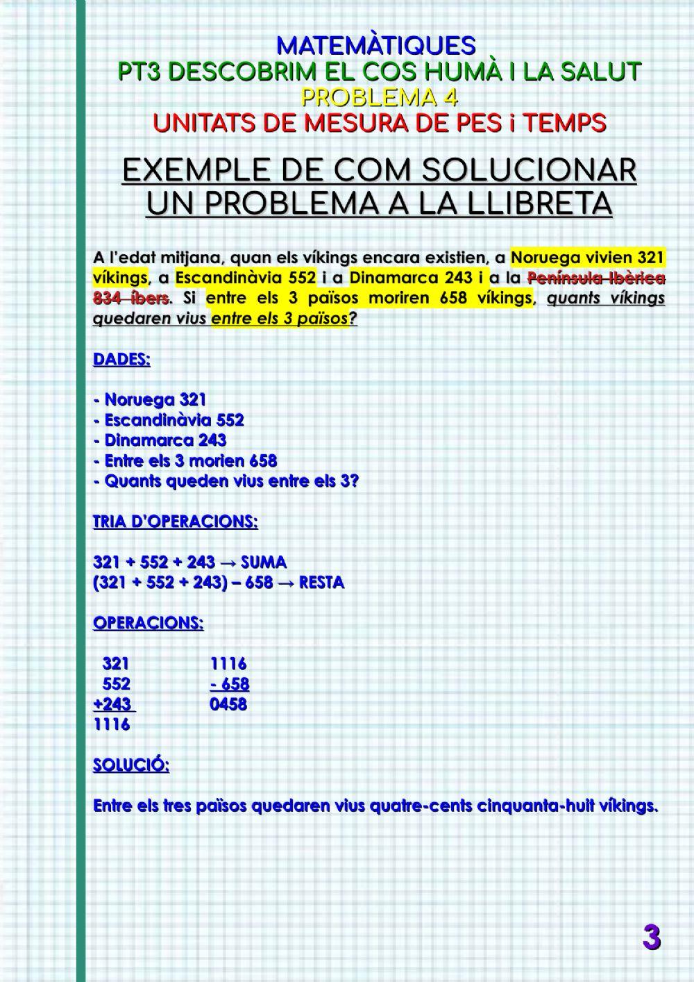 Problema de pes i temps