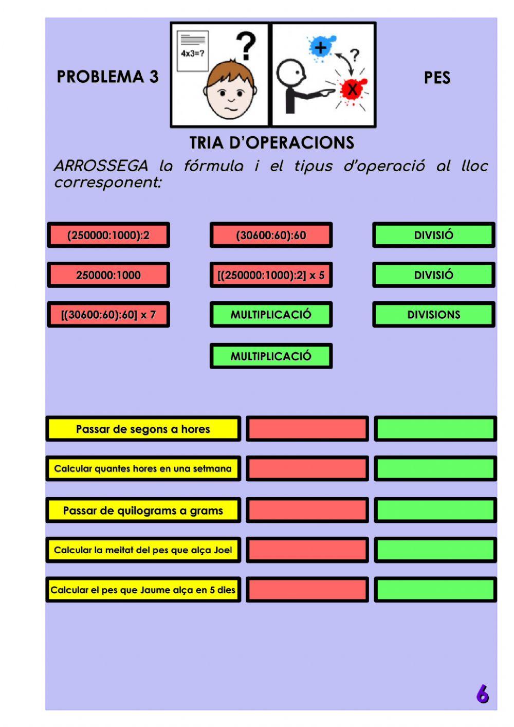 Problema de pes i temps