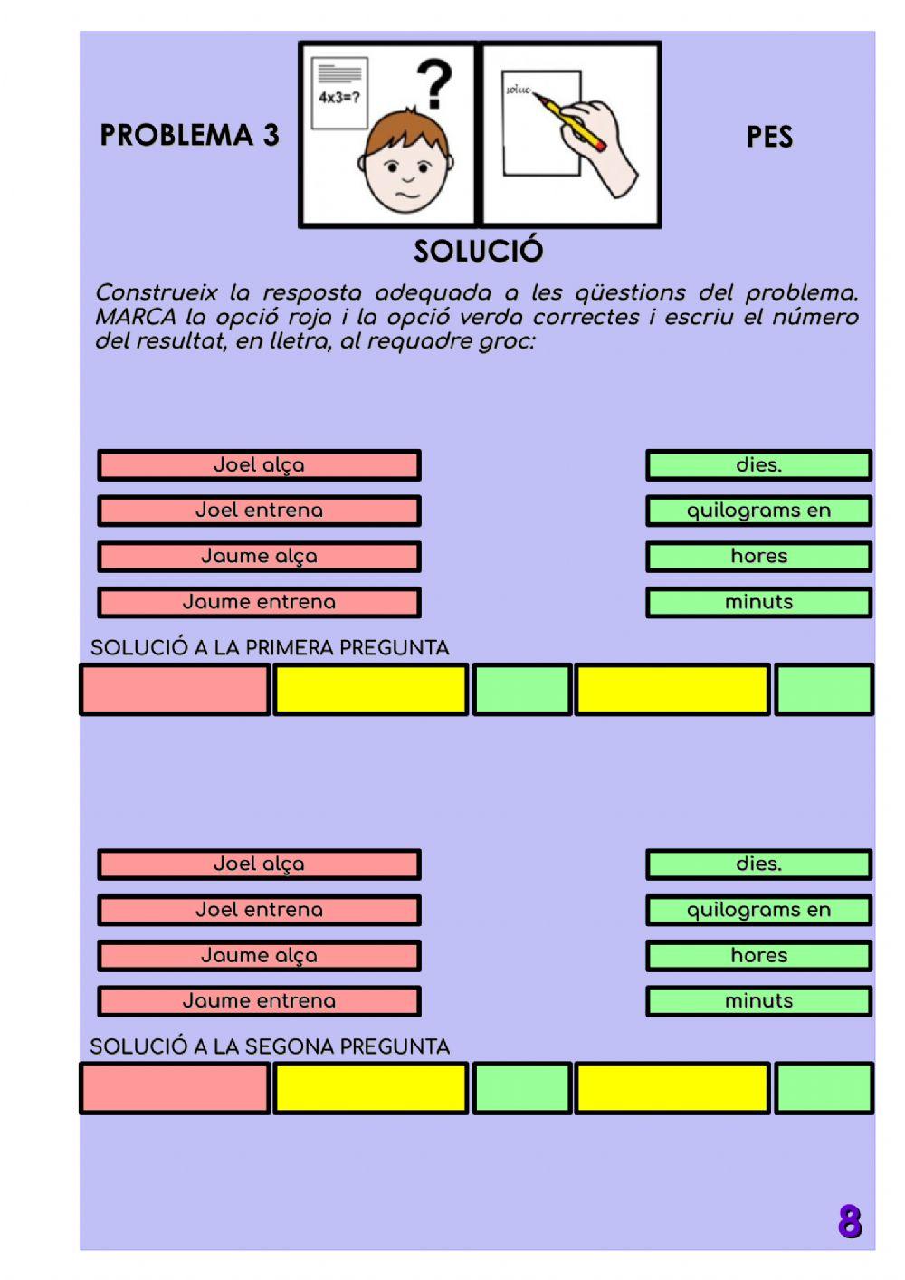 Problema de pes i temps