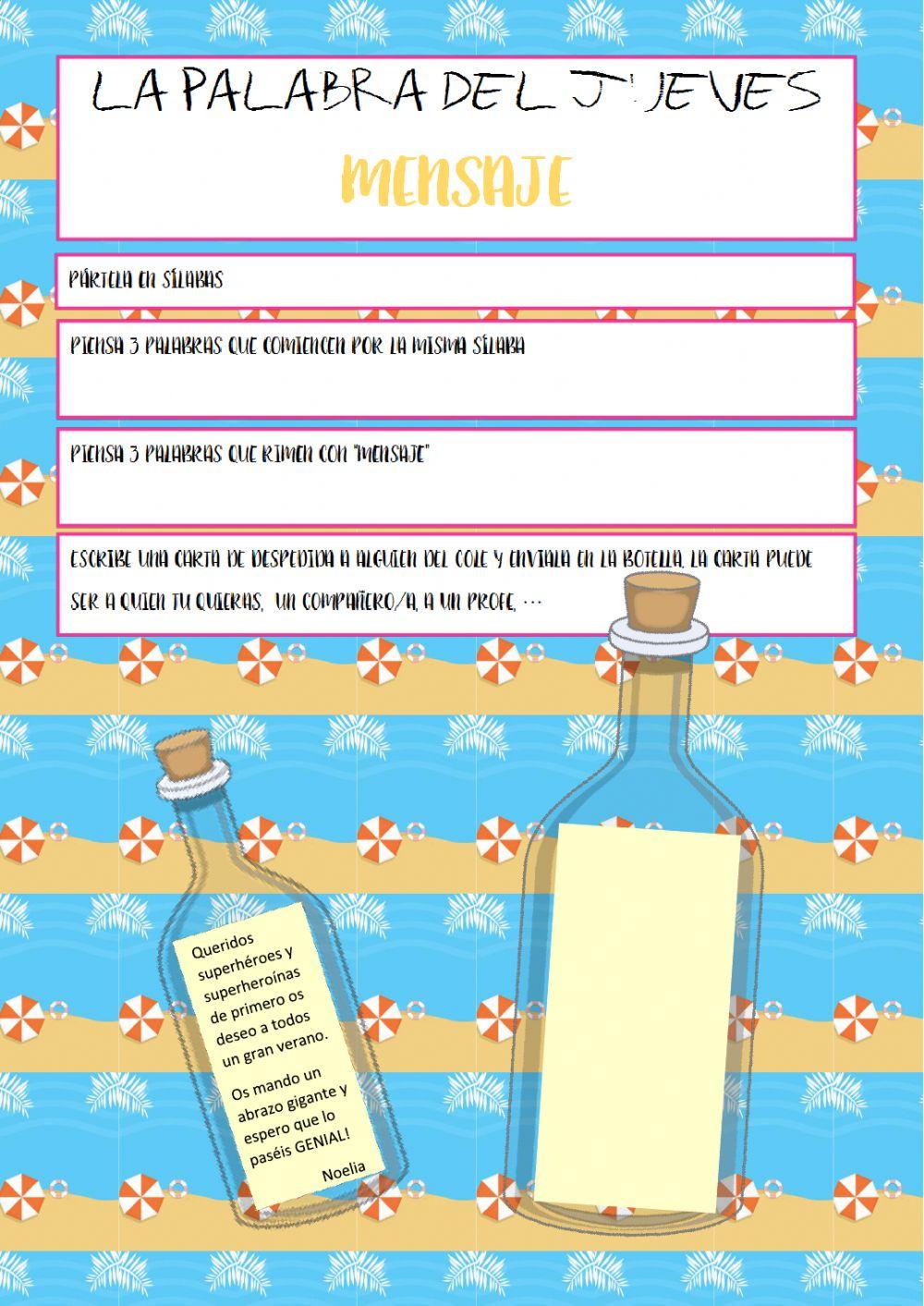 La palabra del jueves 9