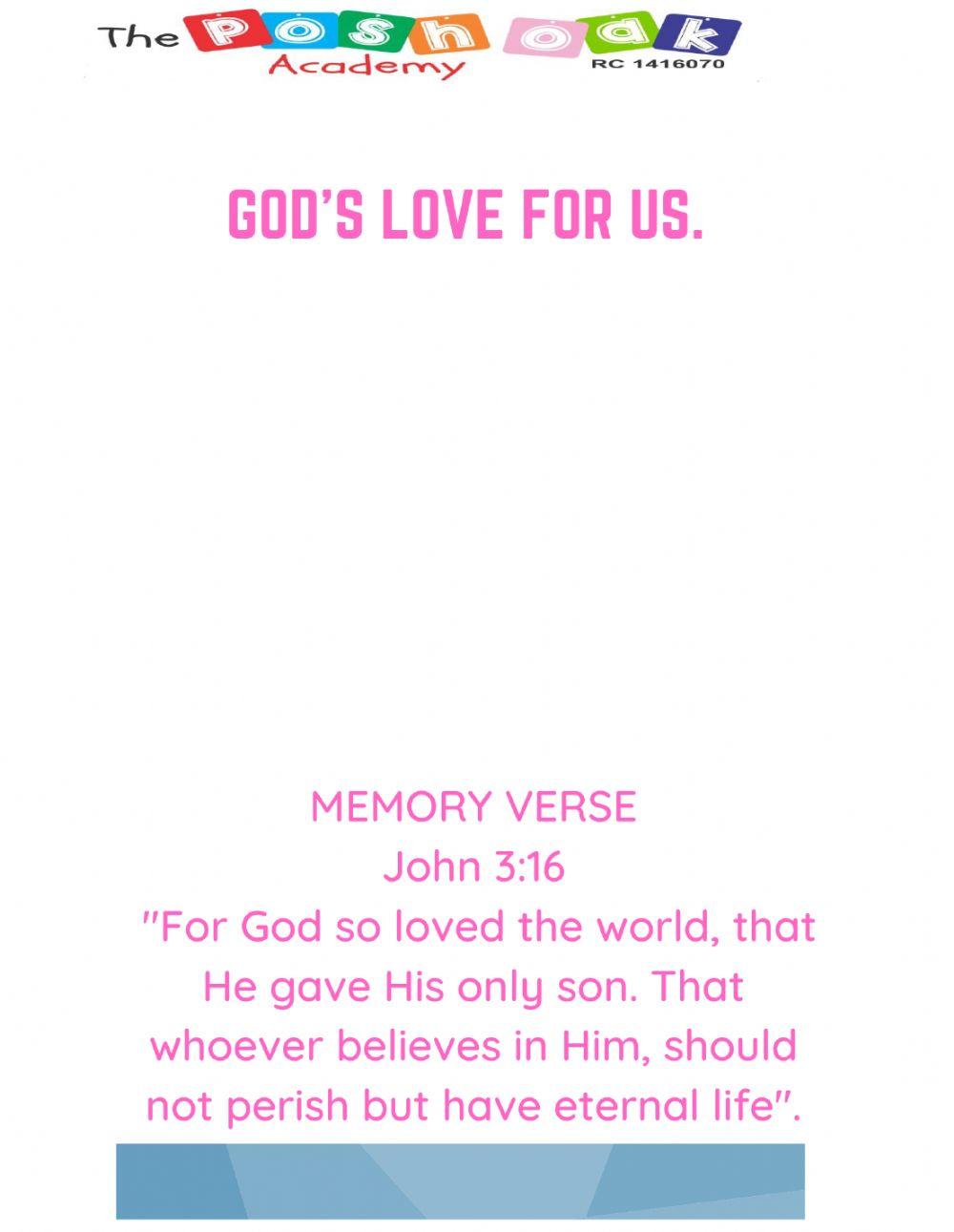 God's love for us