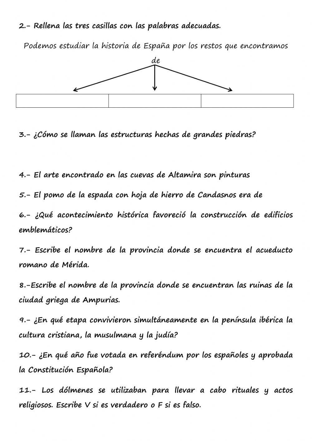 Un recorrido por nuestra historia