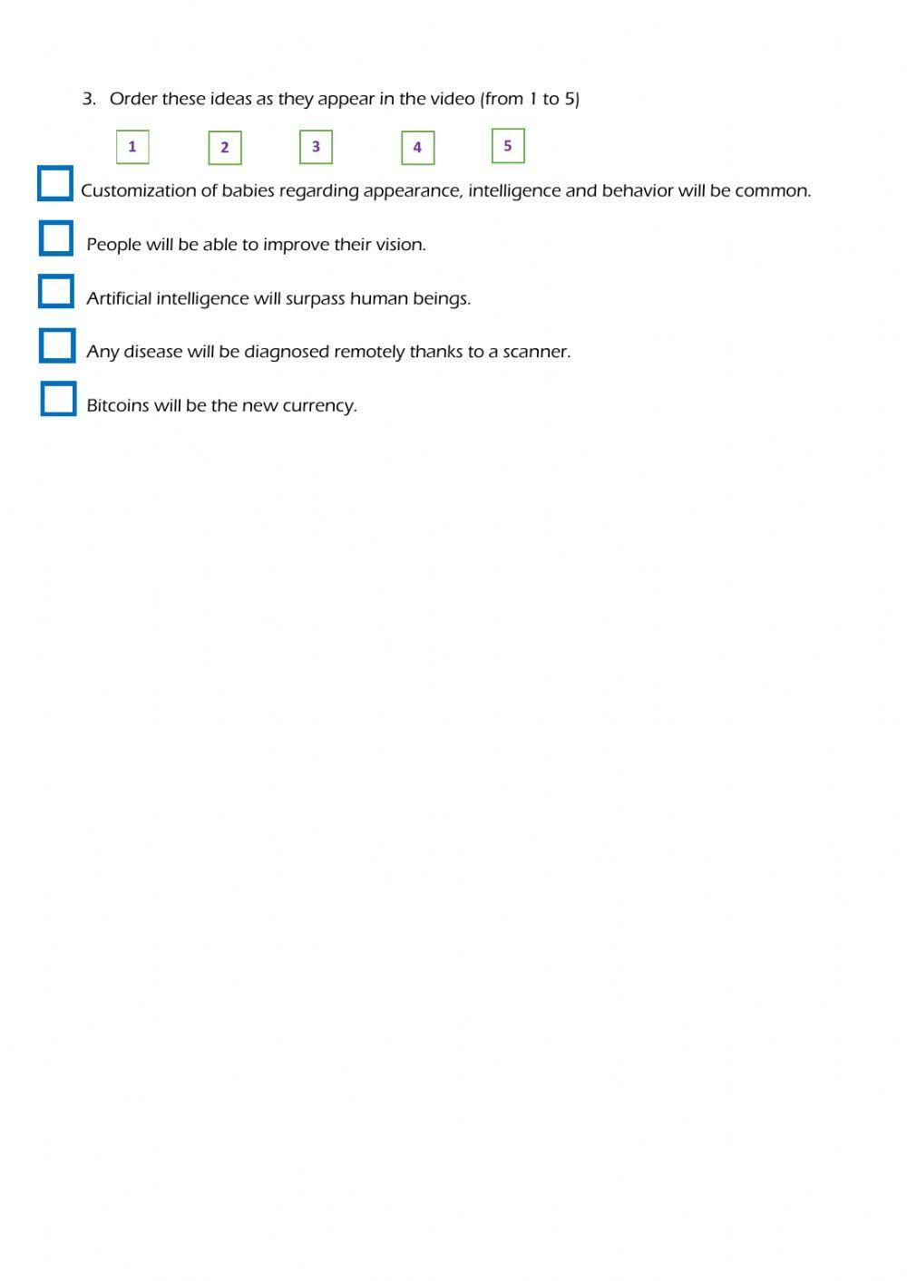 Life in 50 years time