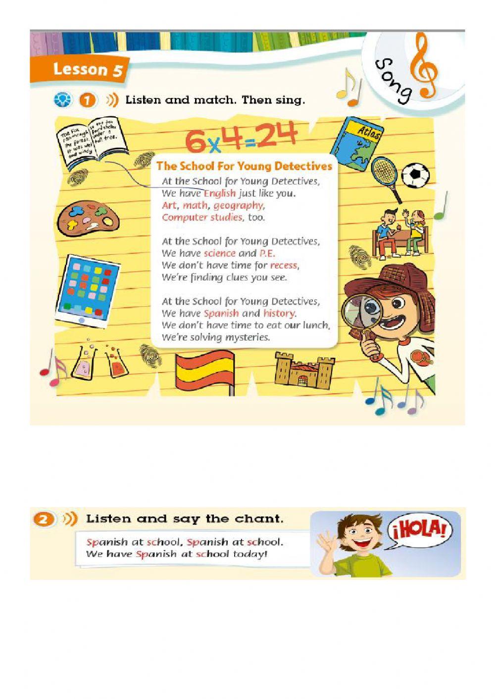 Hilltop School for Young Detectives - Song