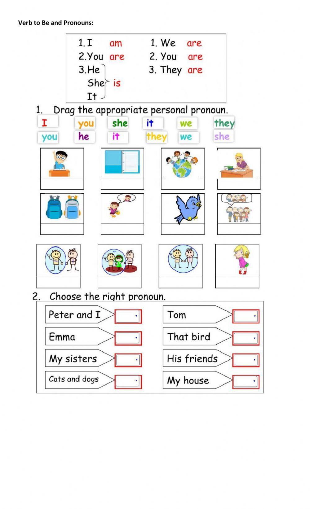 Verb To Be and Personal Pronouns
