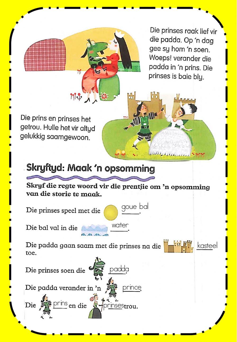 Week 18 - Afrikaans - Friday