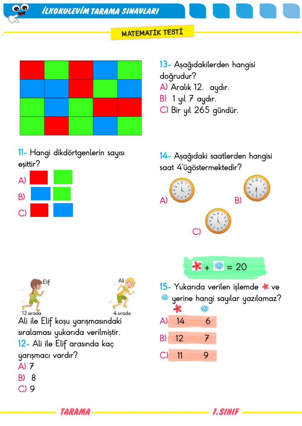 Matematik değerlendirme