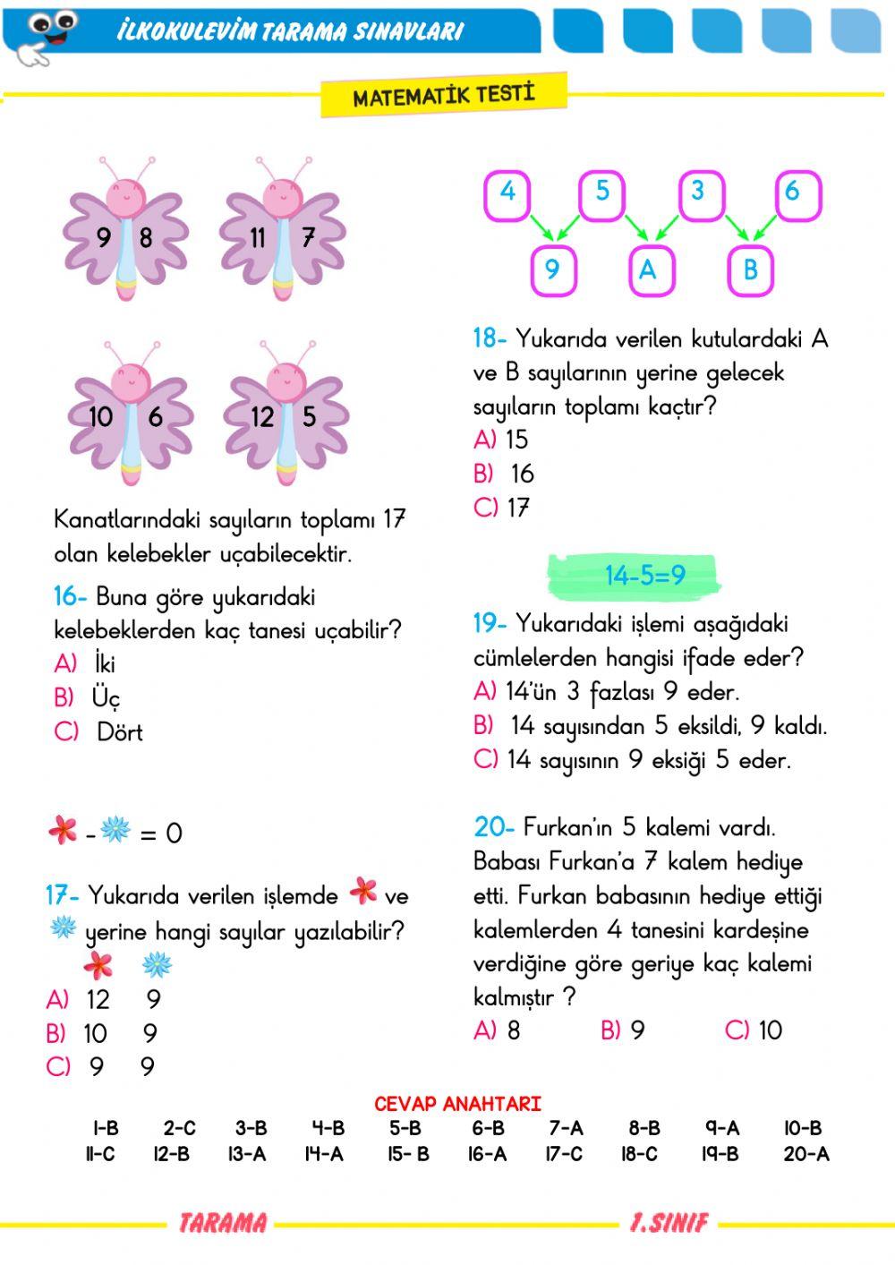 Matematik değerlendirme