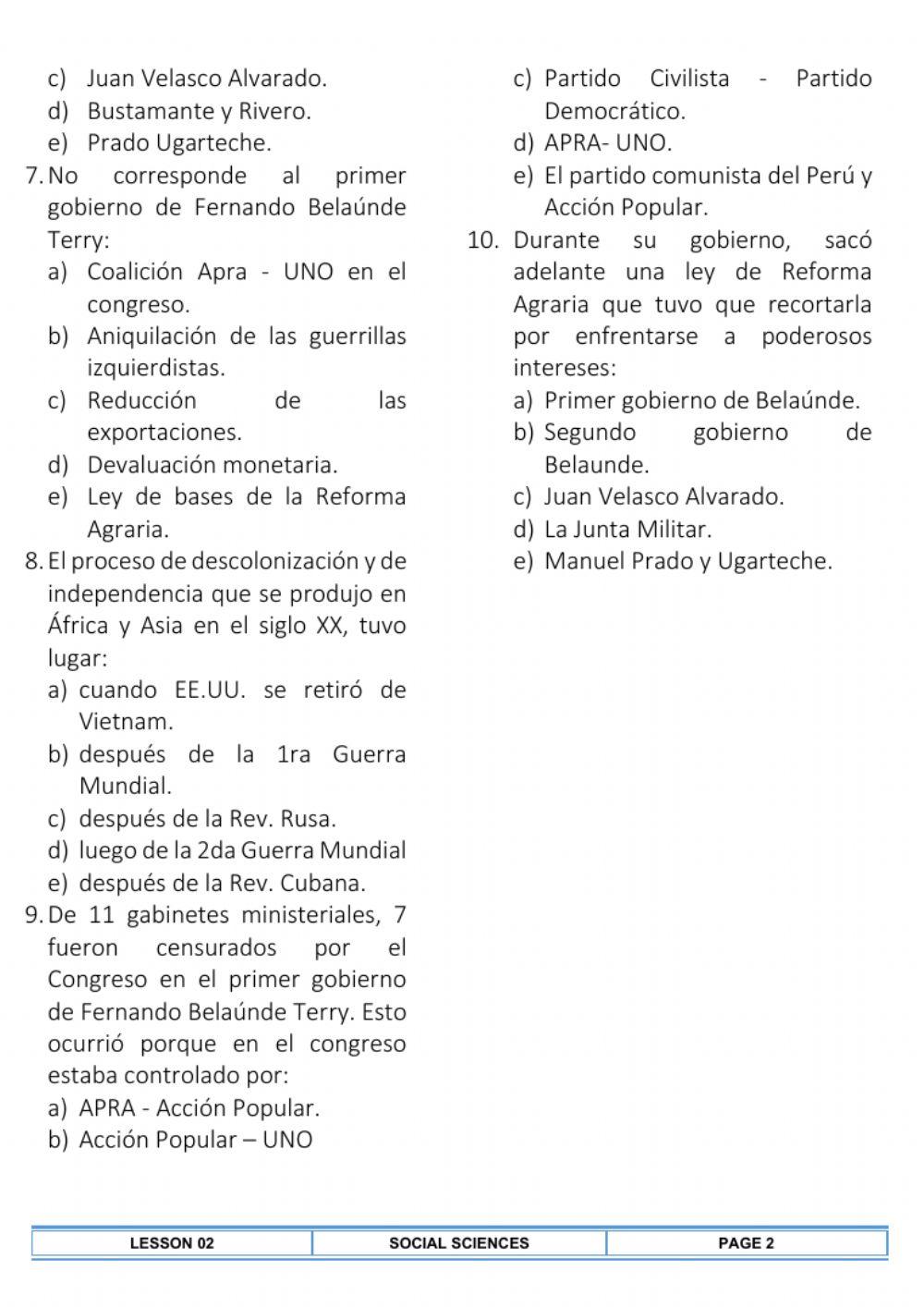 Primer gobierno de fernando belaunde terry (1963- 1968)