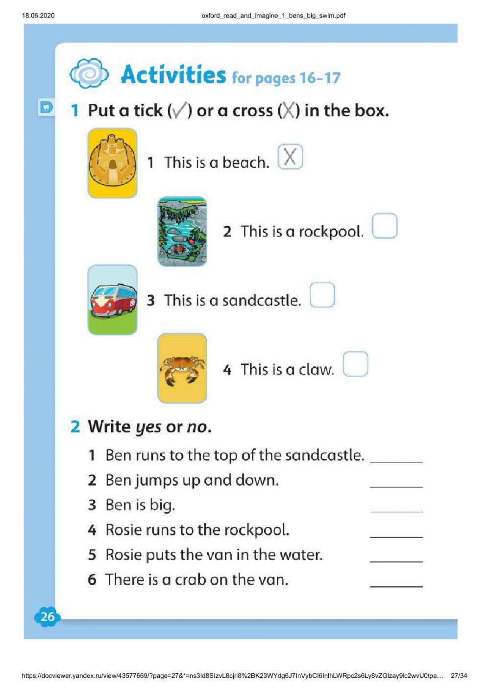 Ben's Big Swim p16-19