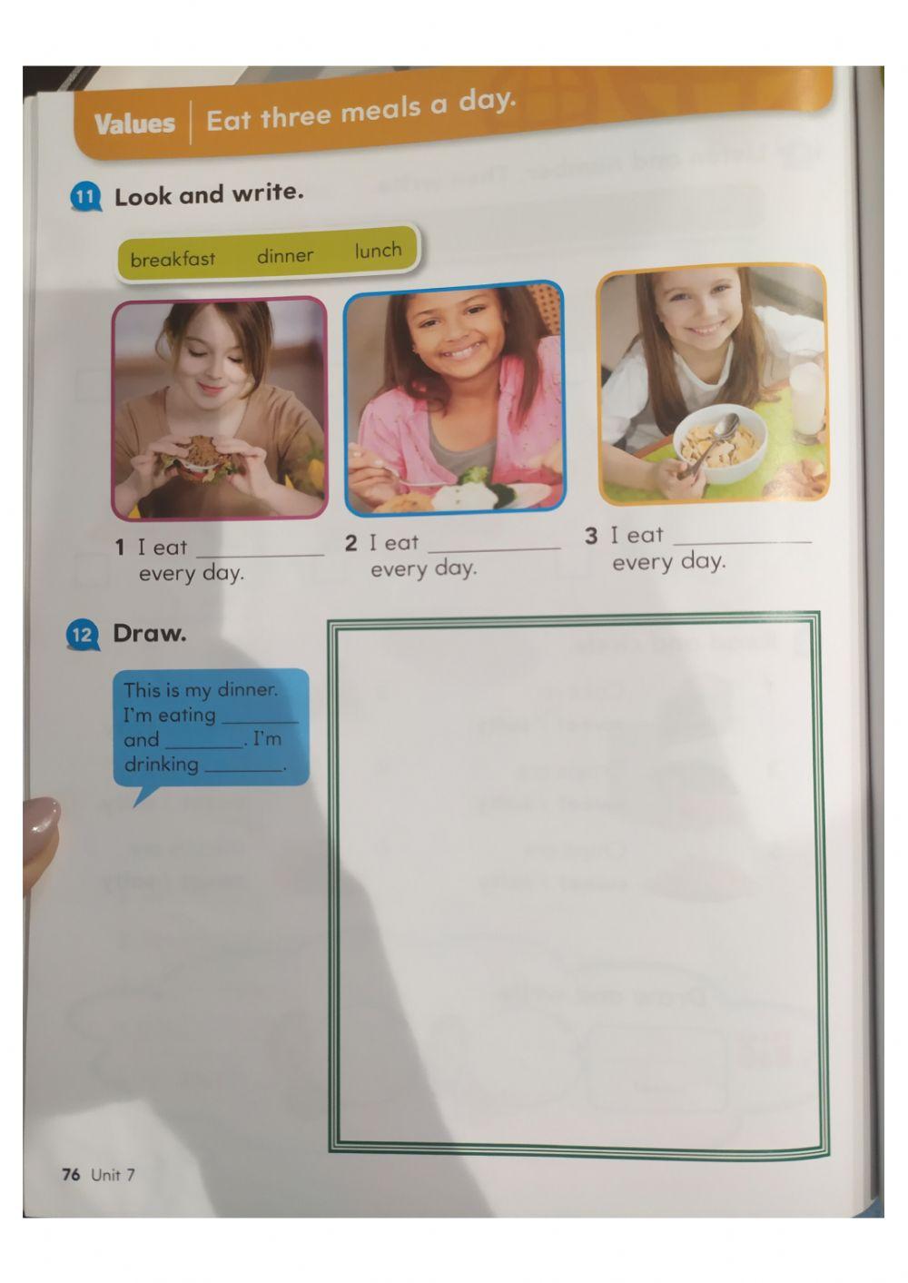 klasa-1-eat-3-meals-a-day-online-exercise-for-live-worksheets