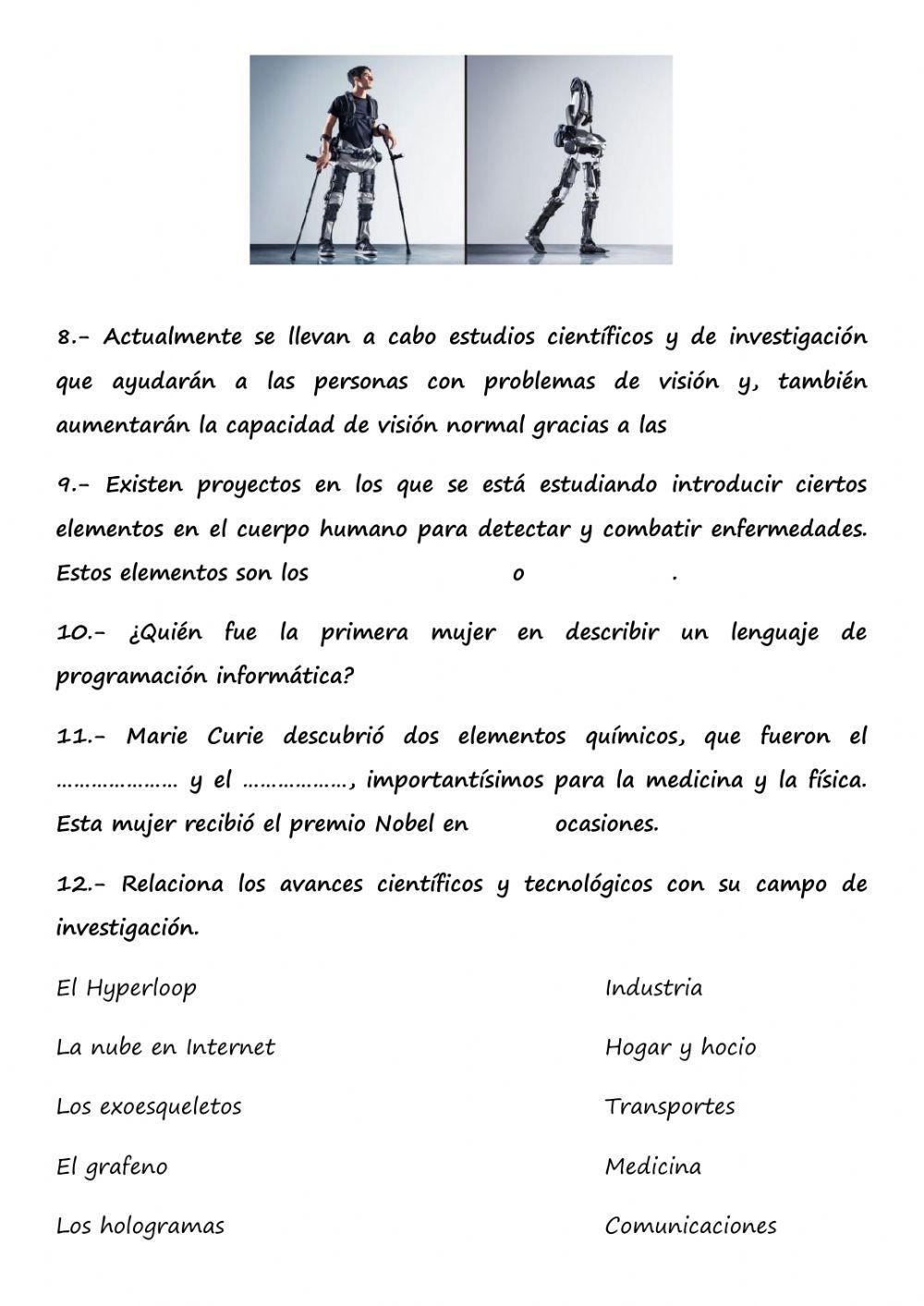 Descubrimientos, inventos y avances técnicos