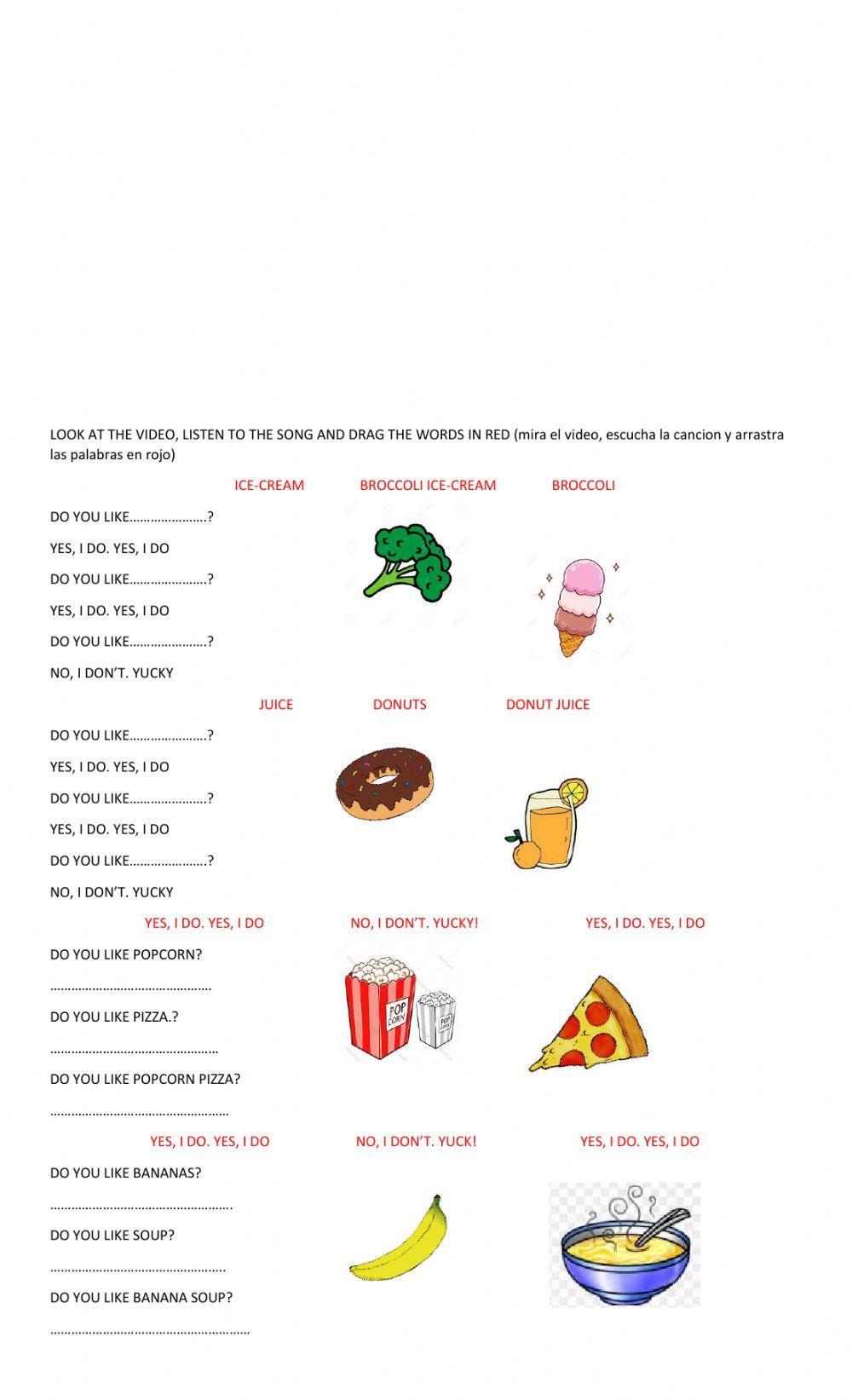 Broccoli ice cream song