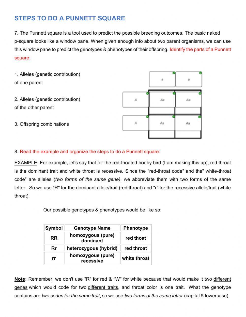 Genetics - Mendelian genetics