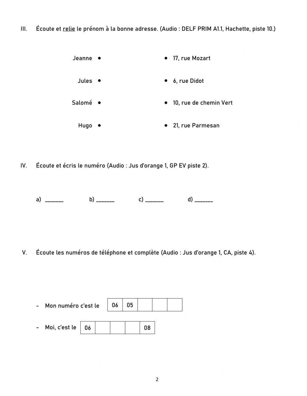 L'information personnelle (C.O.)