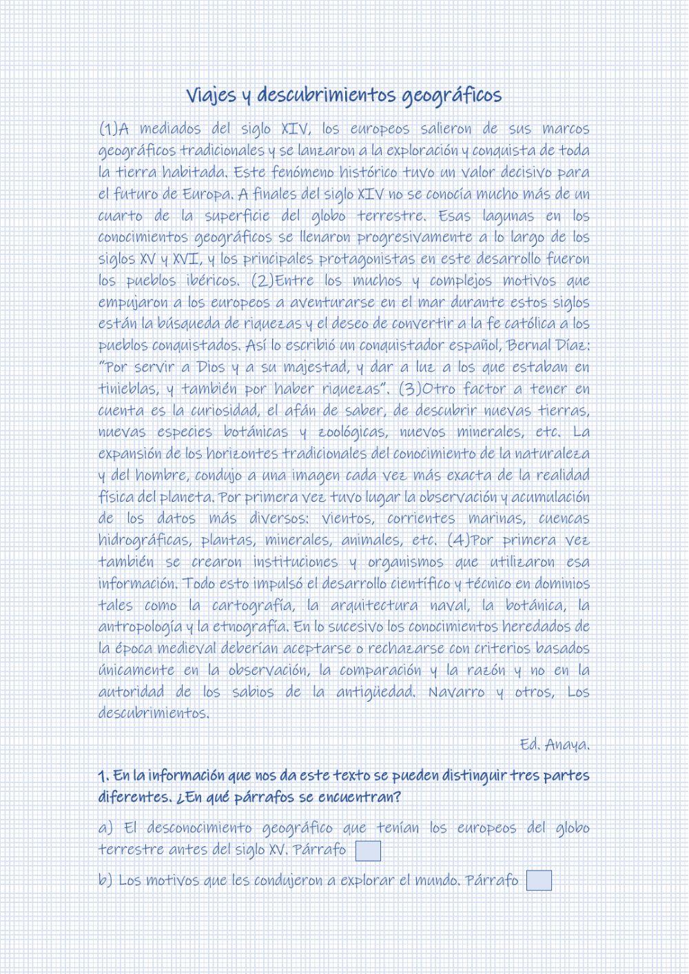 Los viajes de descubrimiento