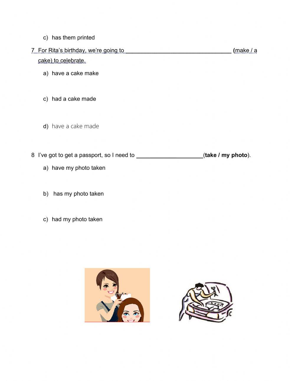 Unit 8- Crime Get sth done