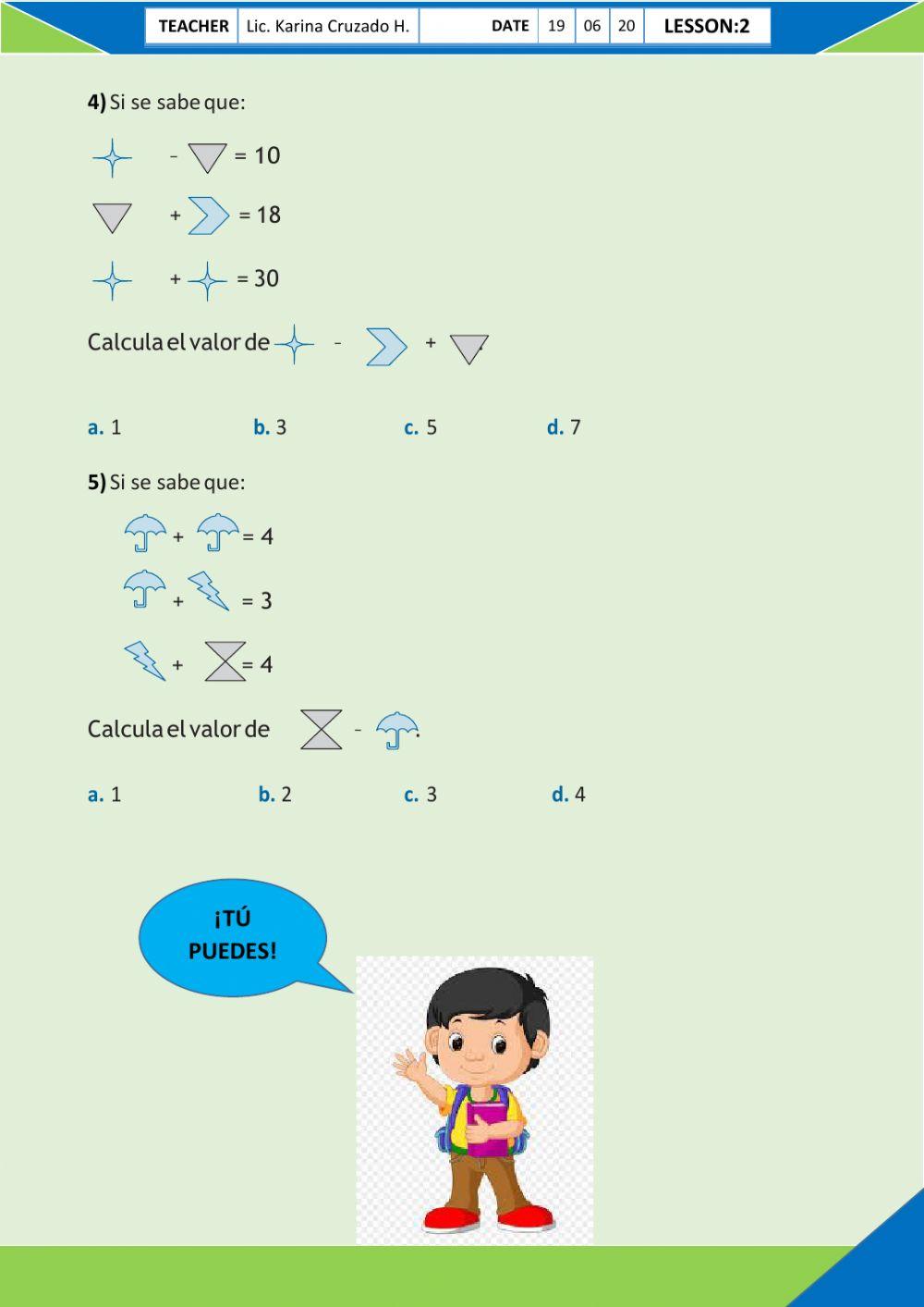 Evaluación - Valor Numérico