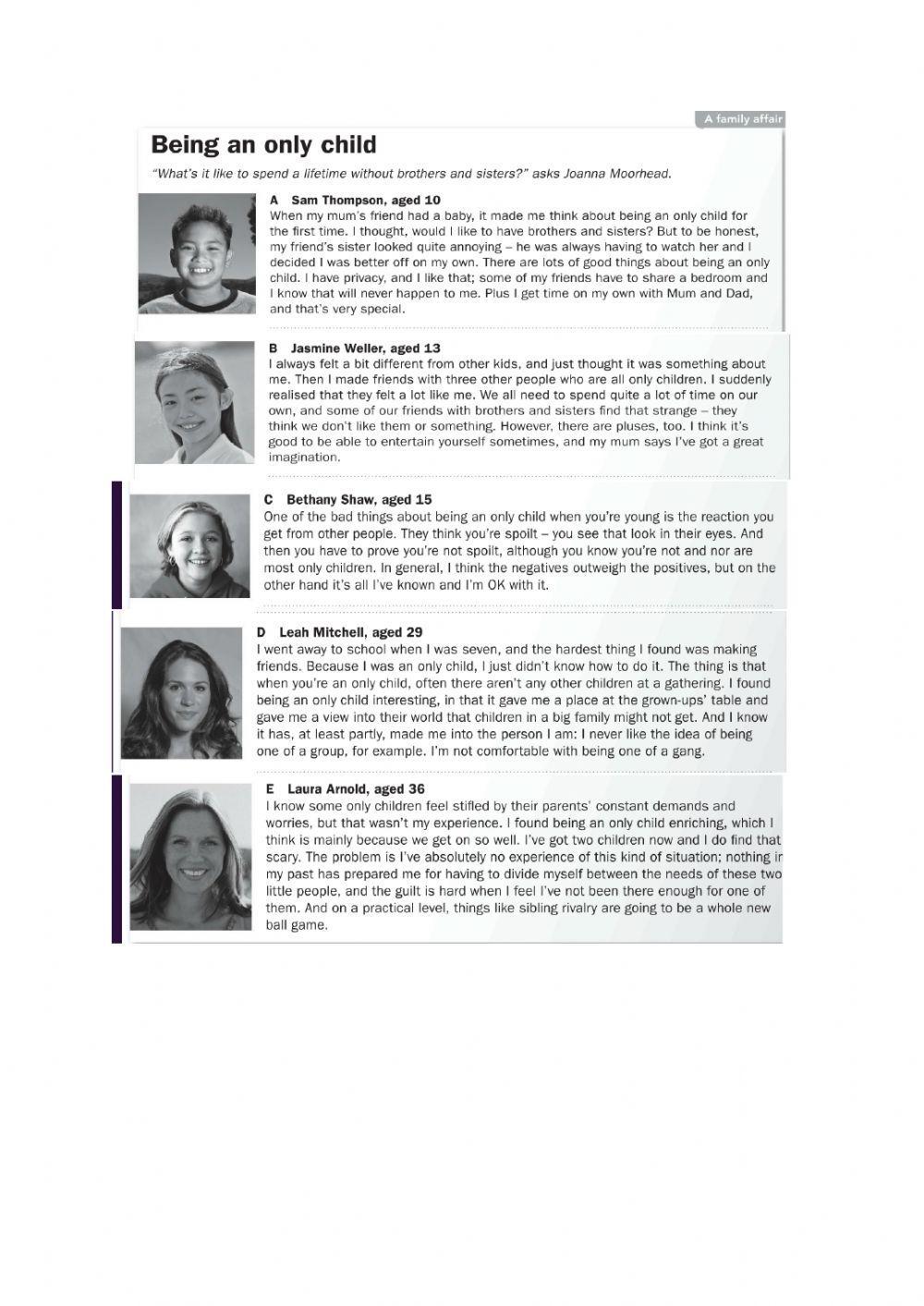 Fce reading and use of english part 7