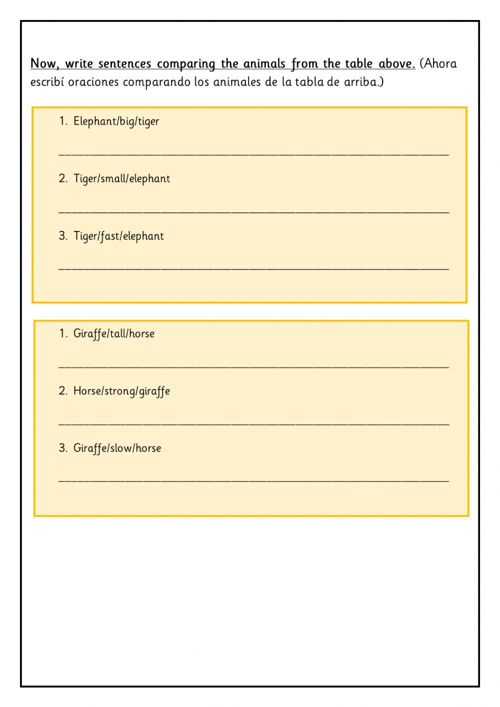 Comparatives - EXTRA 4th