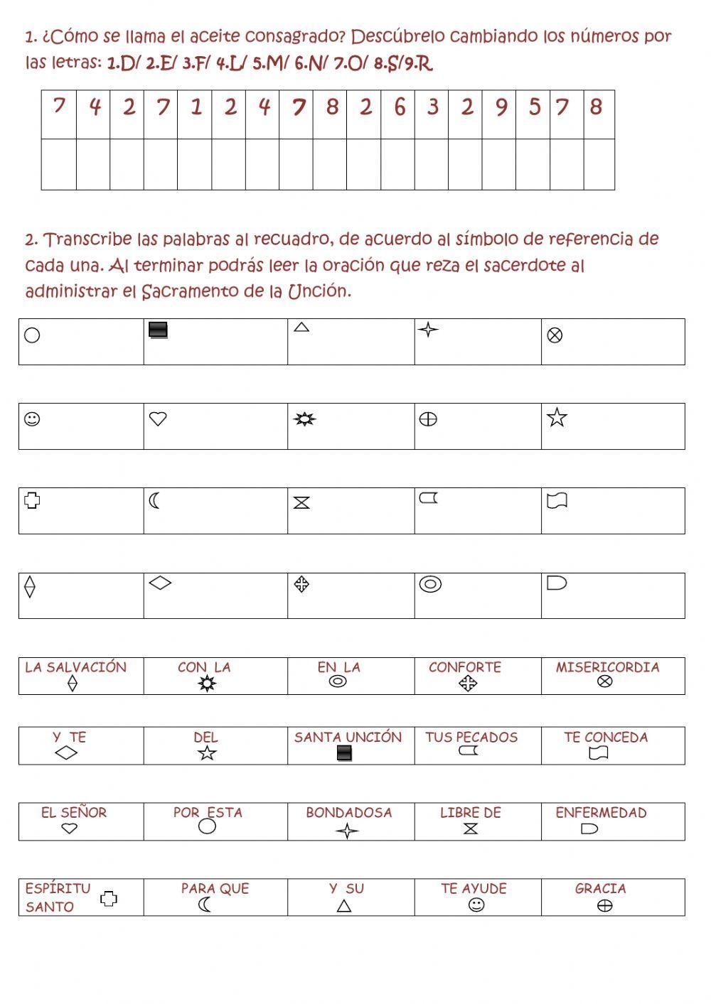 Unción de enfermos Unción de enfermos