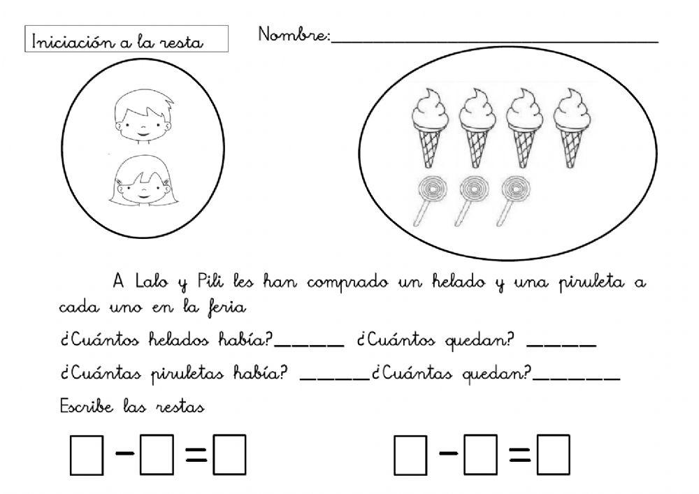 Iniciación a la resta 7