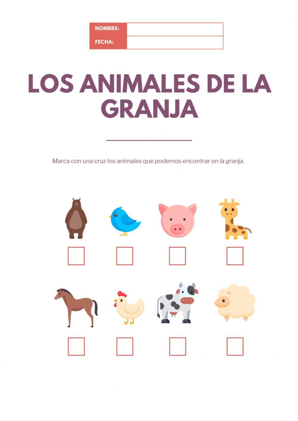 Los animales de la granja