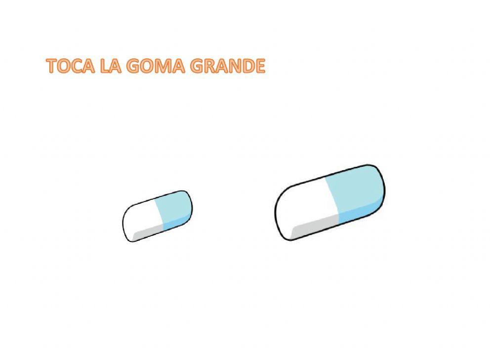 Concepto cuantitativos: GRANDE-PEQUEÑO