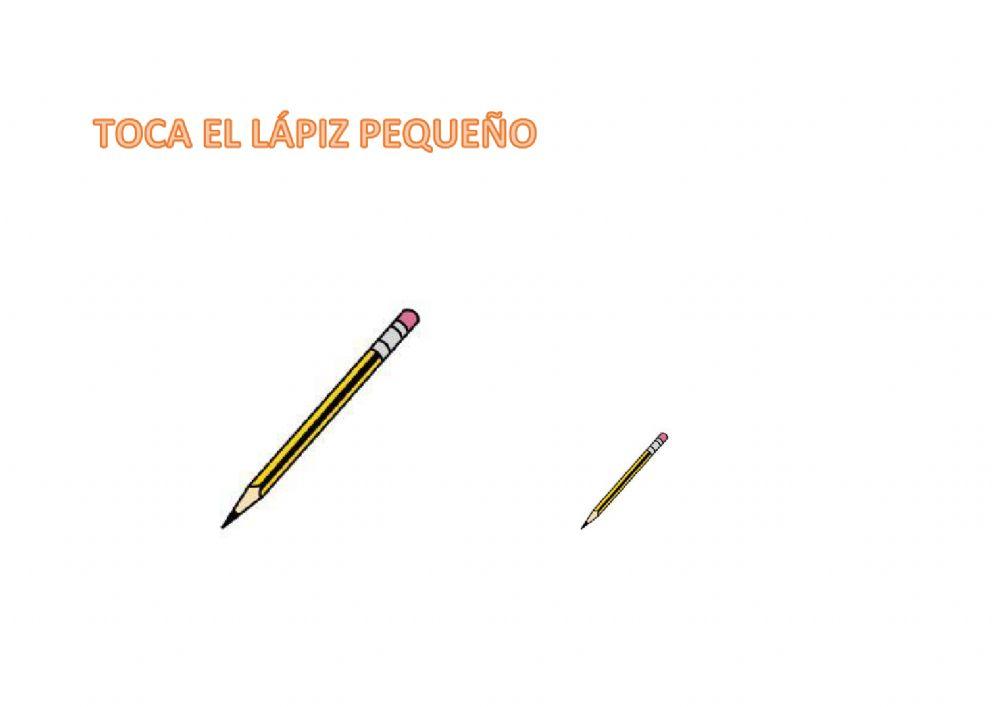 Concepto cuantitativos: GRANDE-PEQUEÑO