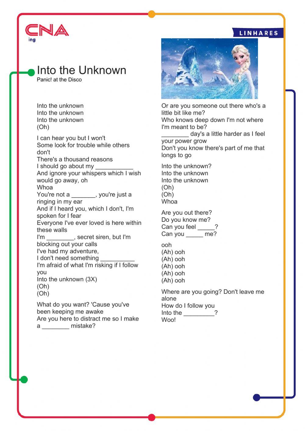 Frozen 2 - Into the unknown