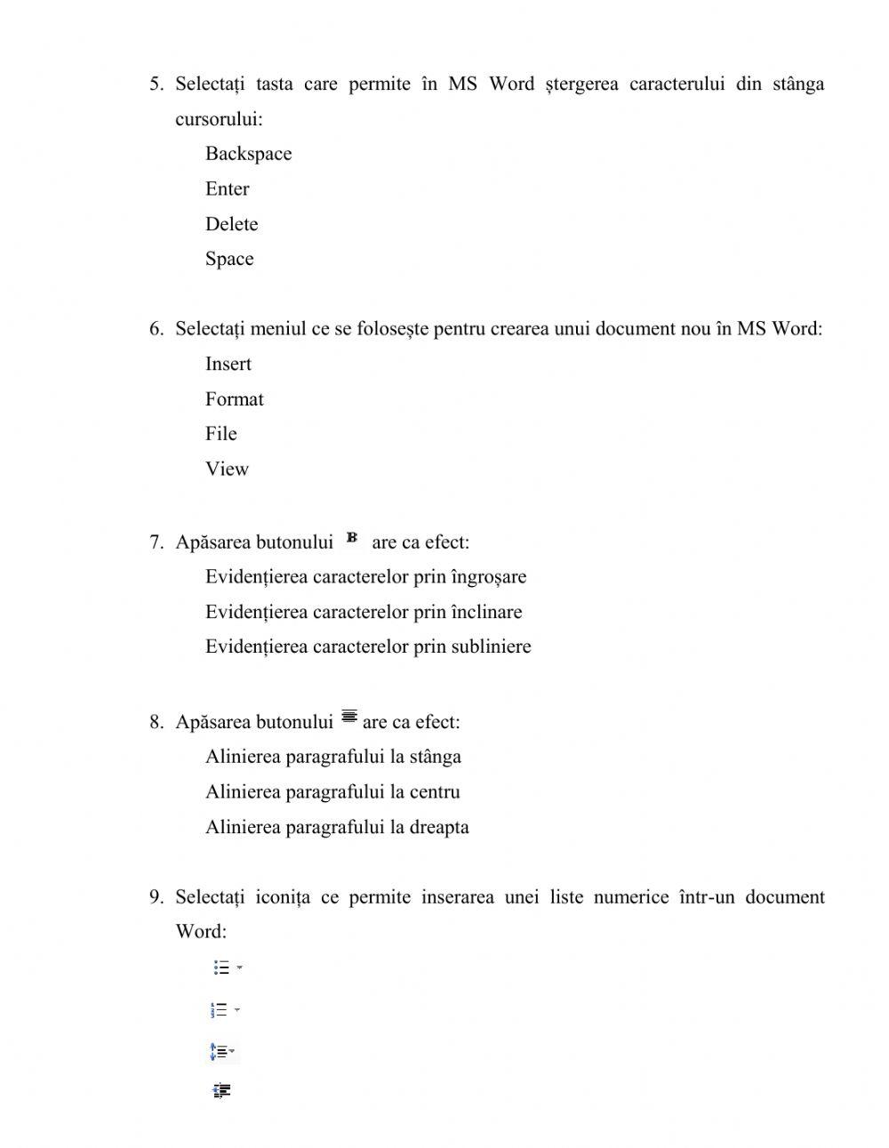 Procesarea documentelor