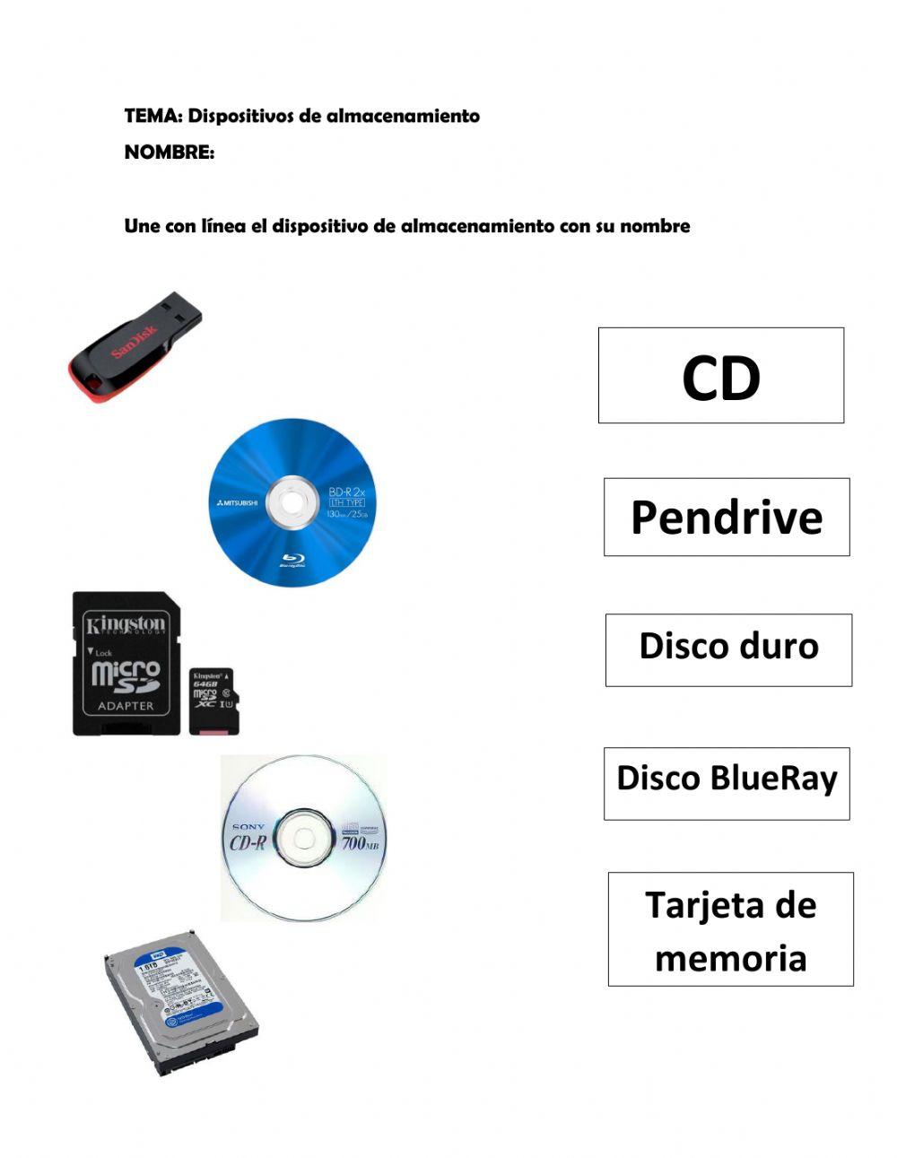 Dispositivos de almacenamiento