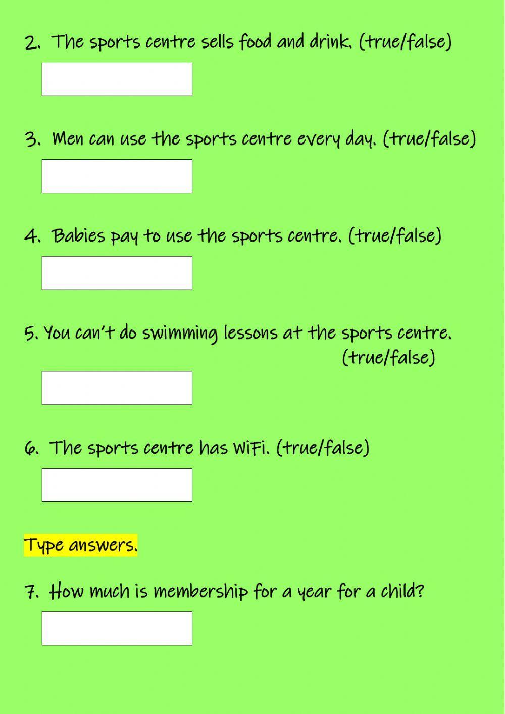Reading - Sports Centre 2