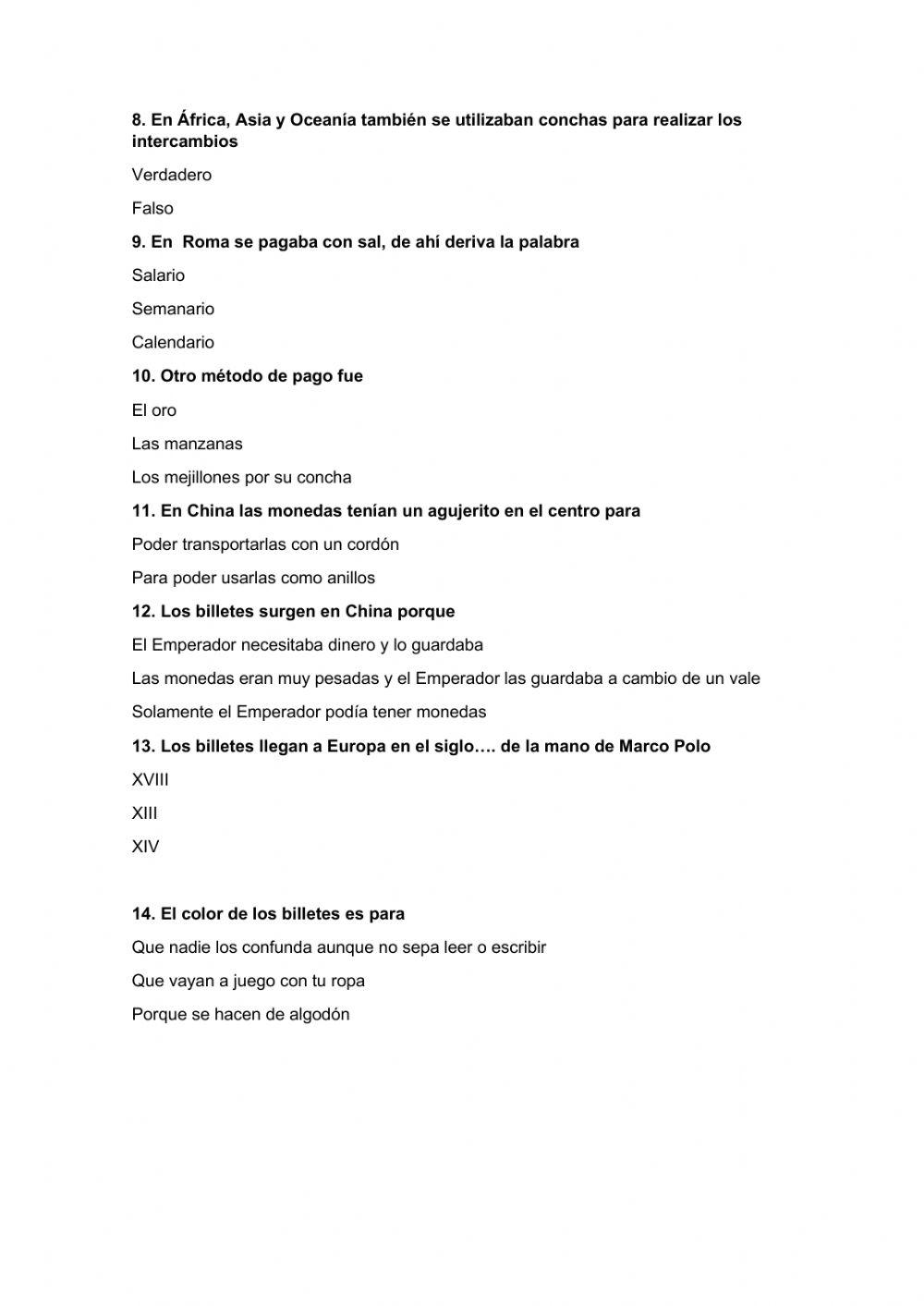 Comprensión oral 6º primaria