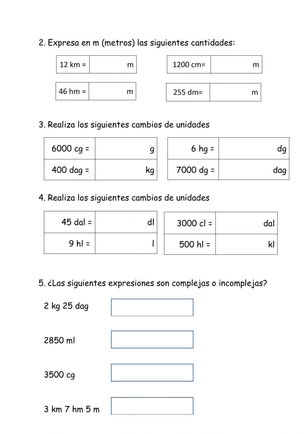 Prueba tema 11: La medida de magnitudes