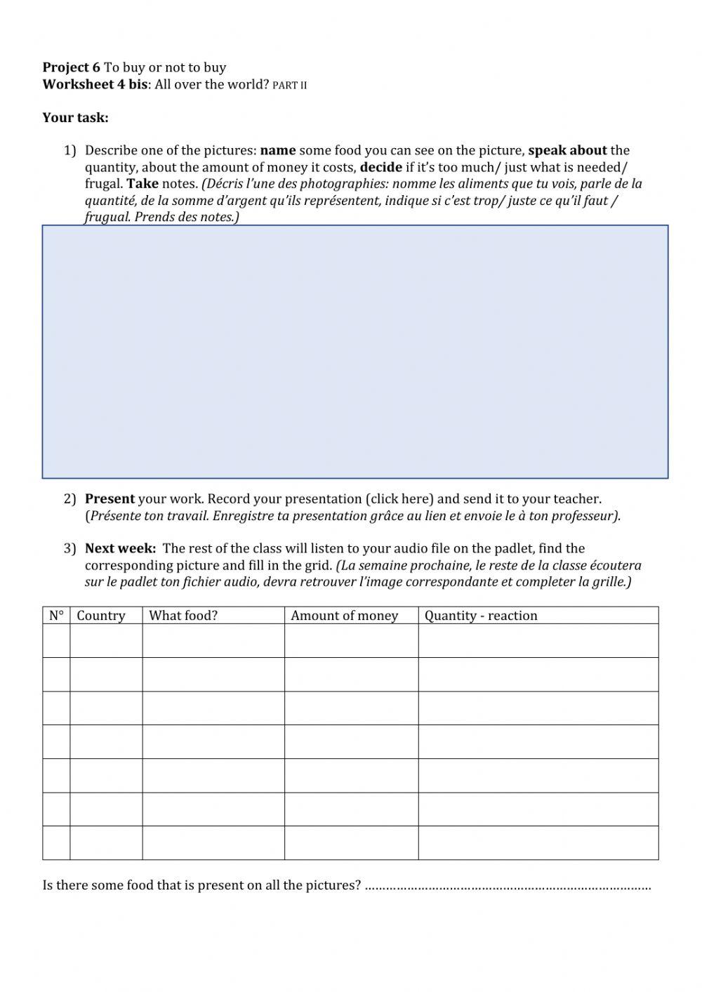 To buy or not to buy - Activity on Menzel's photographs