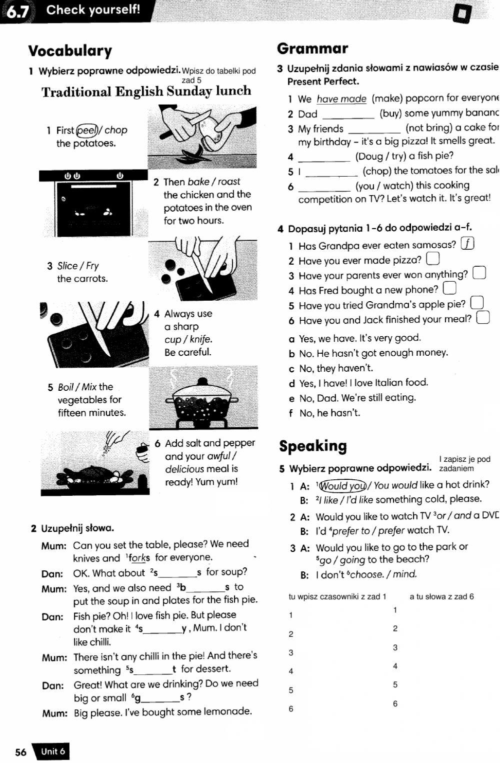 Sprawdzian engl free interactive worksheets 5776647