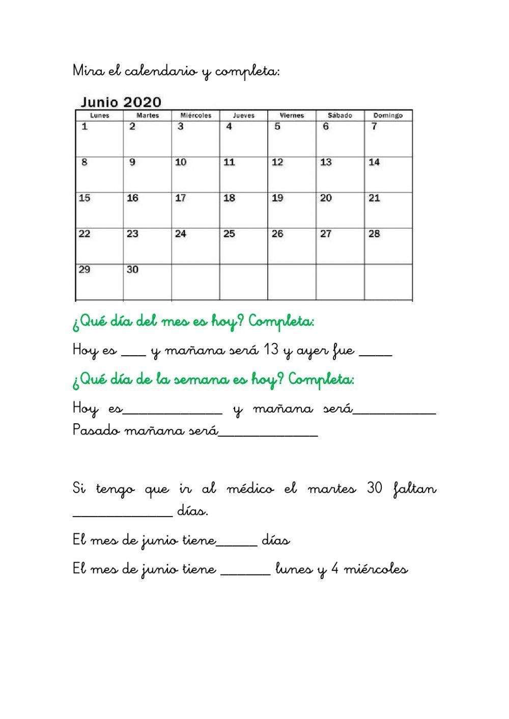 Calendario y tiempo Calendario y tiempo