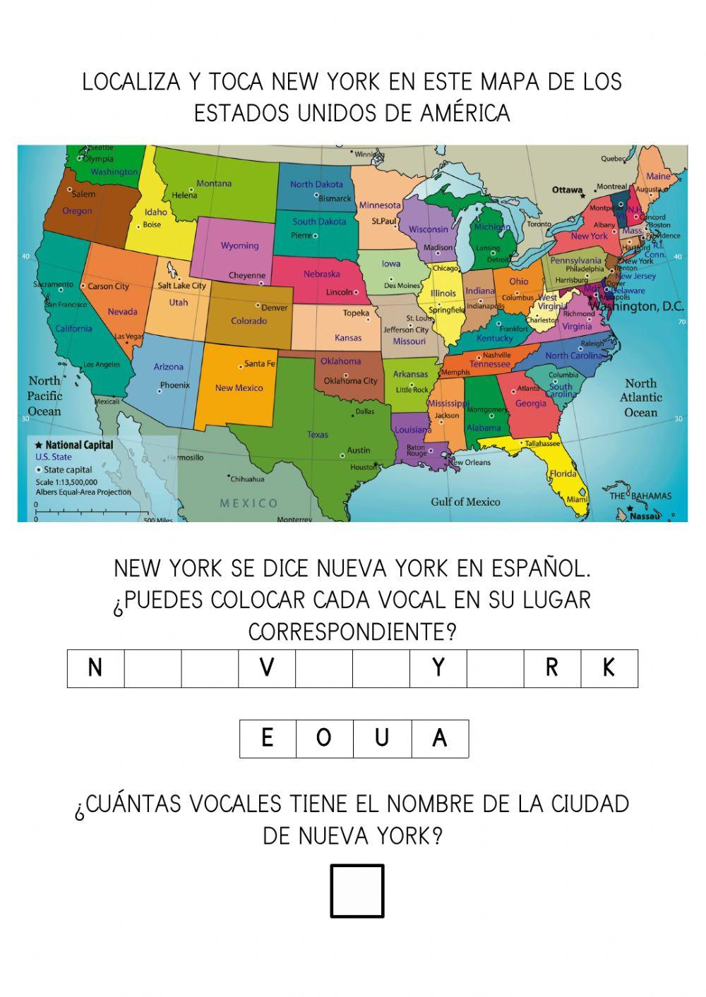 Mapa nueva york